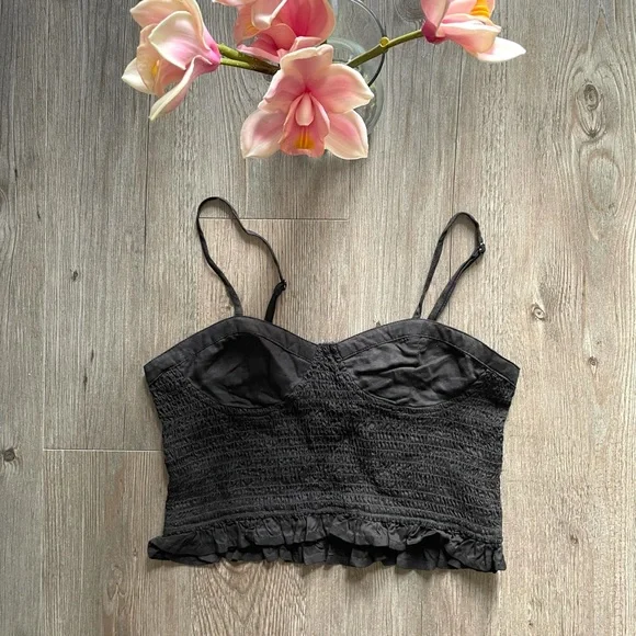 UO / PINS & NEEDLES / BUSTIER CROP TOP - Picture 2 of 4